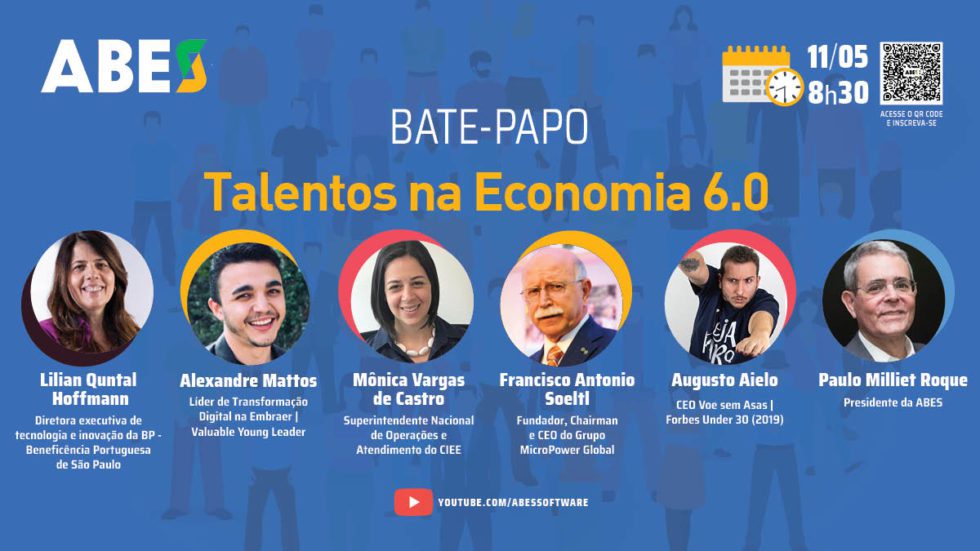 Talentos na economia 6.0 é tema do evento da ABES marcado para 11/05