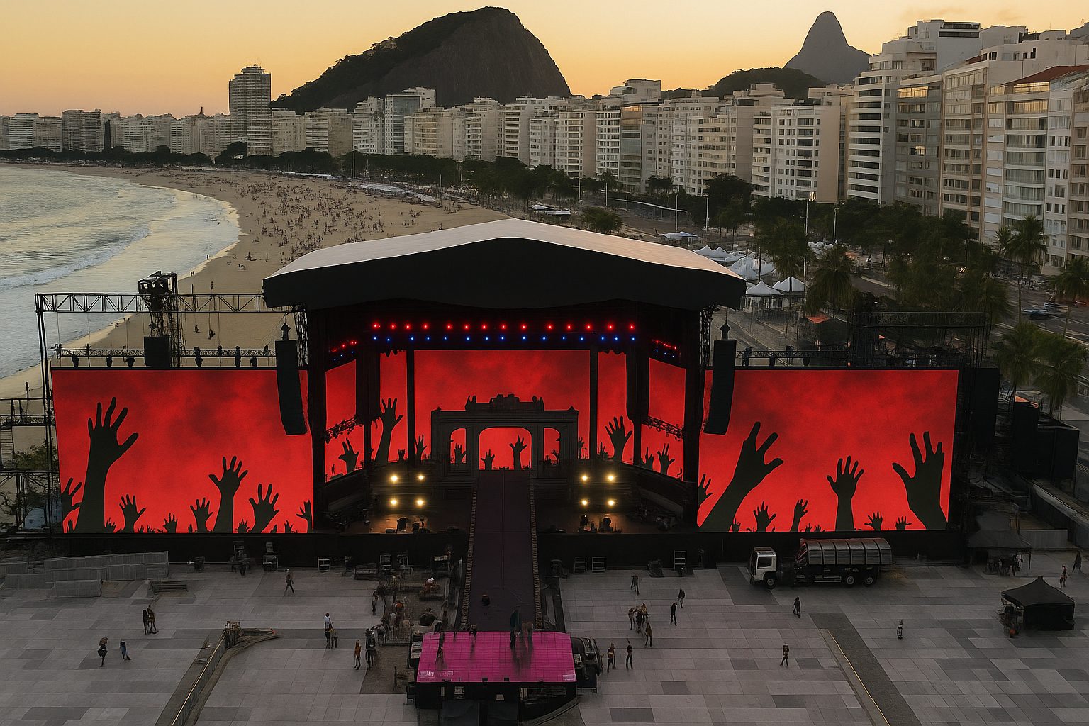 Palcos inteligentes: a integração dos painéis de LEDs de alta definição em grandes shows e espetáculos