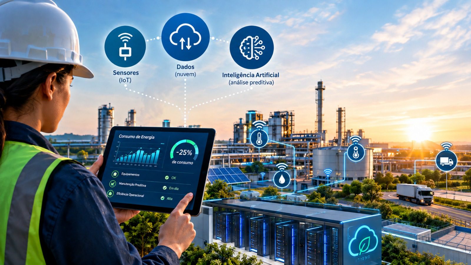 Como IoT e IA podem ajudar empresas a reduzir o consumo de energia e desperdícios