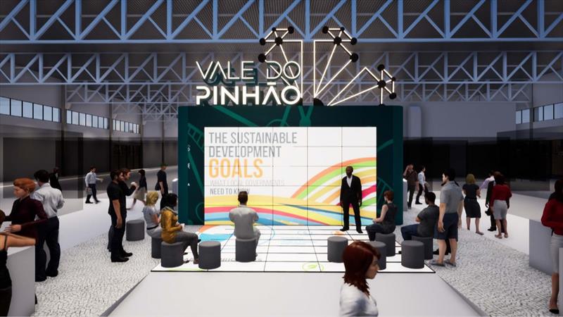 Smart Plaza Vale do Pinhão estará na área de exposição. Foto: Divulgação