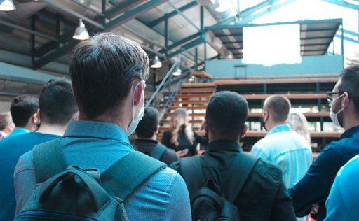 Equipe Decision IT S.A. na inauguração no Instituto Caldeira